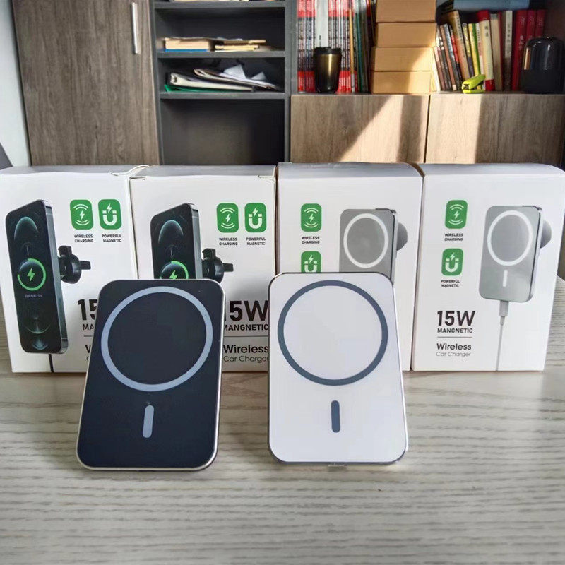 N52 Strong Magnetic 15W Car Magnetic Wireless Mobile Phone Charger Magsafe Magnetic Air Outlet Mobile Phone Holder