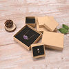 Jewelry Packaging Box Kraft Paper Lid Gift Box Ring Earrings Bracelet Necklace Box Jewelry Box Jewelry Gift Box