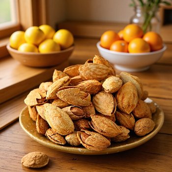 New Thin-Shell Almonds, Hand-Peeled Almonds, Almonds, Dried Fruits, Roasted Seeds and Nuts, Snacks, Paper-Skinned Almonds