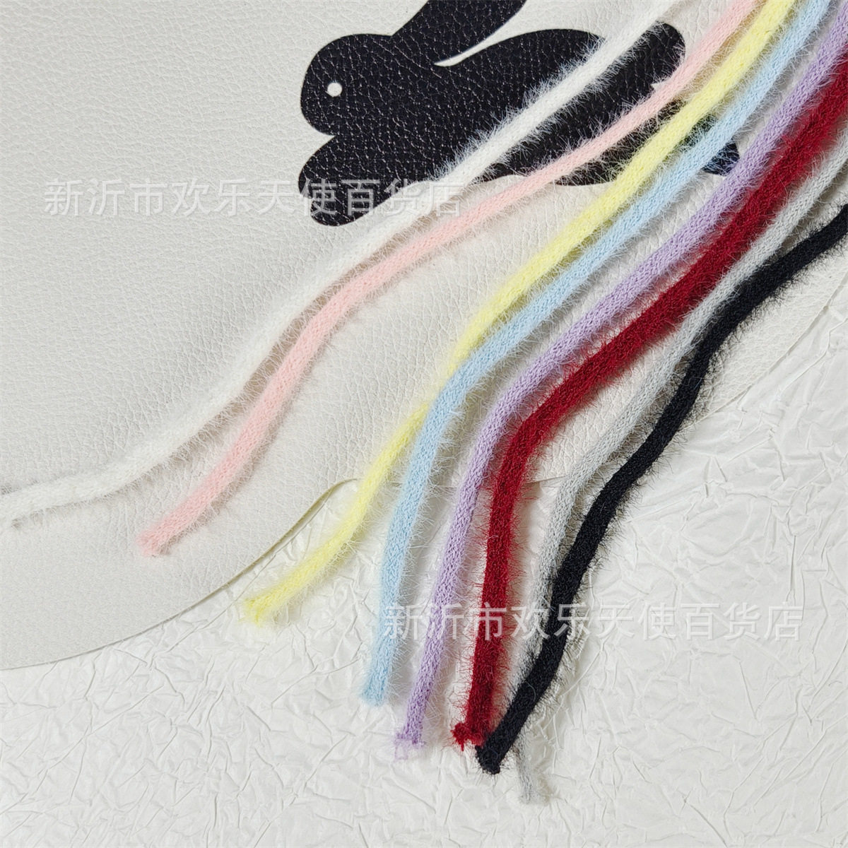 Color 1m fine velvet belt plush rope material DIY handmade bow cute hair band braided hair accessories