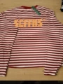 510 # Red and white strips + three marks