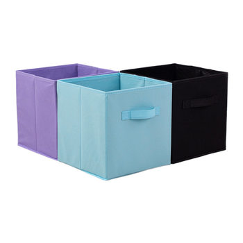 Household Coverless Fabric Storage Box Storage Box Clothing Books Underwear Storage Box