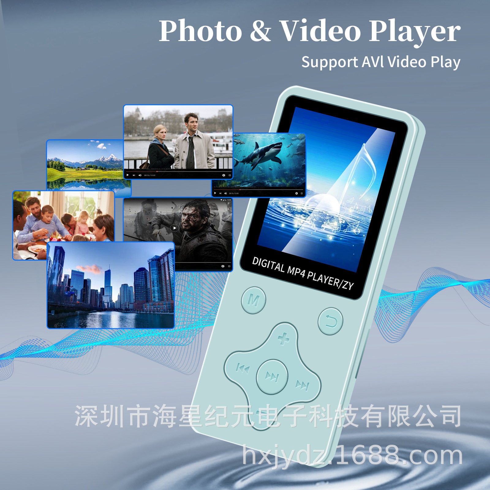 Cross-Border Bluetooth T1 Plug-In Card Mp3 Thin, Lightweight and Portable with Screen Mp3 Music Player Video Mp4 Wholesale Mp3