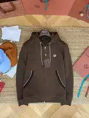 LP Men's Loro Premium Tencel Cotton Blend Embroidered Hoodie Jacket - Smooth, Breathable & Skin-Friendly