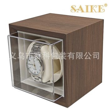 Spot wholesale black walnut wood vertical electric watch Shaker automatic mechanical watch chain watch box watch changer