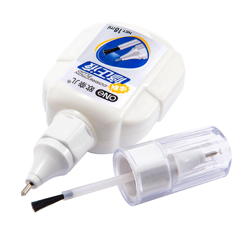 Office Correction Fluid Large Capacity Correction Fluid Environmentally Friendly Quick-Drying Correction Fluid Student Painting Dual-Use Quick-Drying Cross-Border Hot Sale