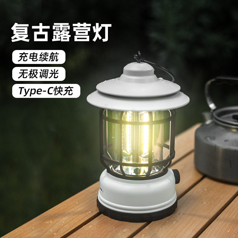Outdoor Camping Lamp Rechargeable Lighting Portable Lamp Camp Tent Lamp Camping Lantern Portable Led Lamp Super Bright