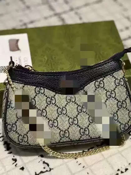 2023 New Double g Women's Bag Shoulder Underarm Bag Ophidia Series Mini Handbag Chain Bag Presbyopia