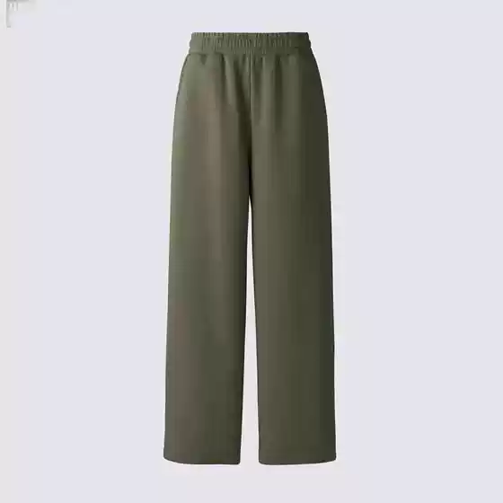 Unisex Loose Sports Trousers Elaptic Waist Drawstring Casual Pants All-match Leg-tied Pants 471809
