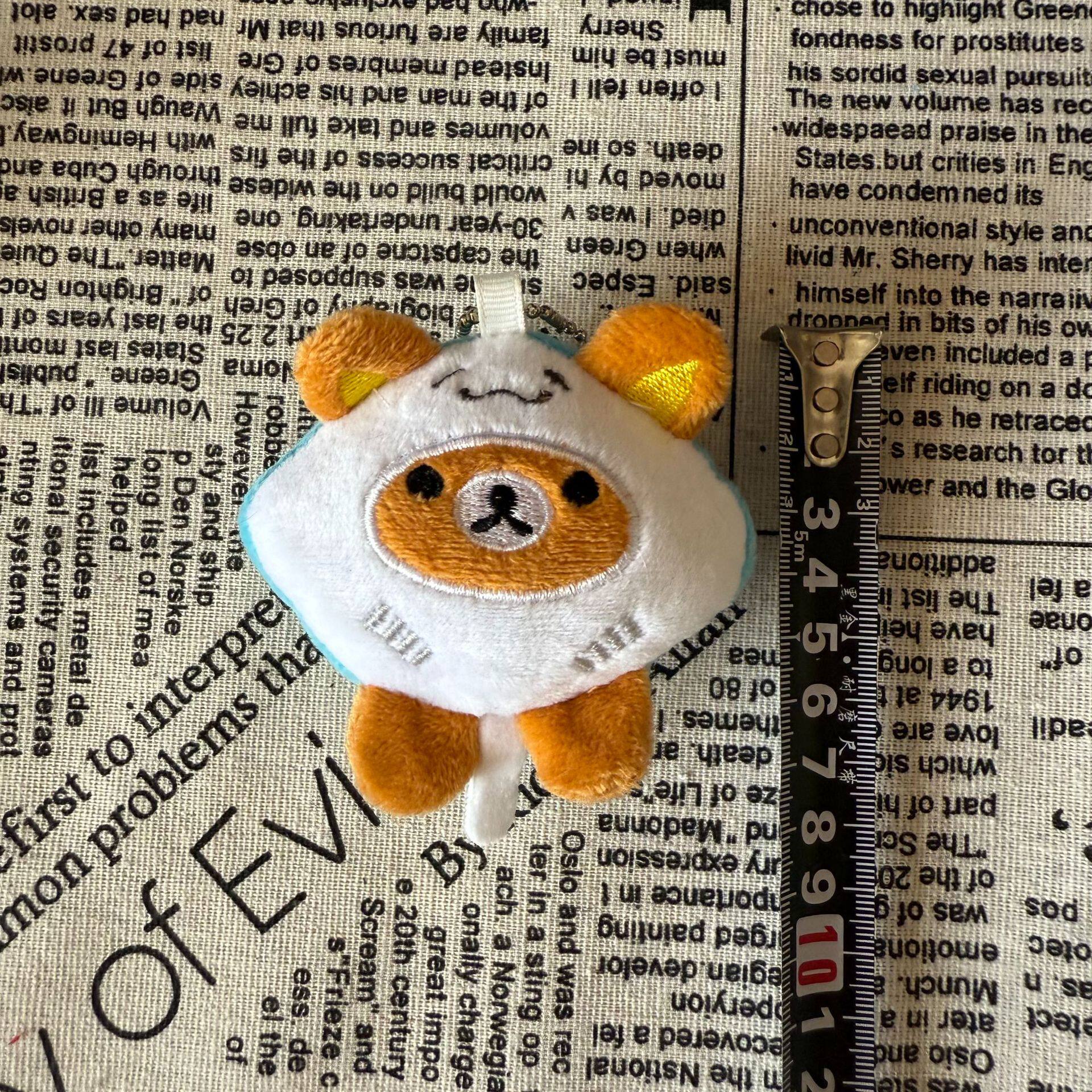 网红可爱小熊动物魔鬼鱼玩偶毛绒玩具女生包包魔鬼鱼挂件公仔娃娃