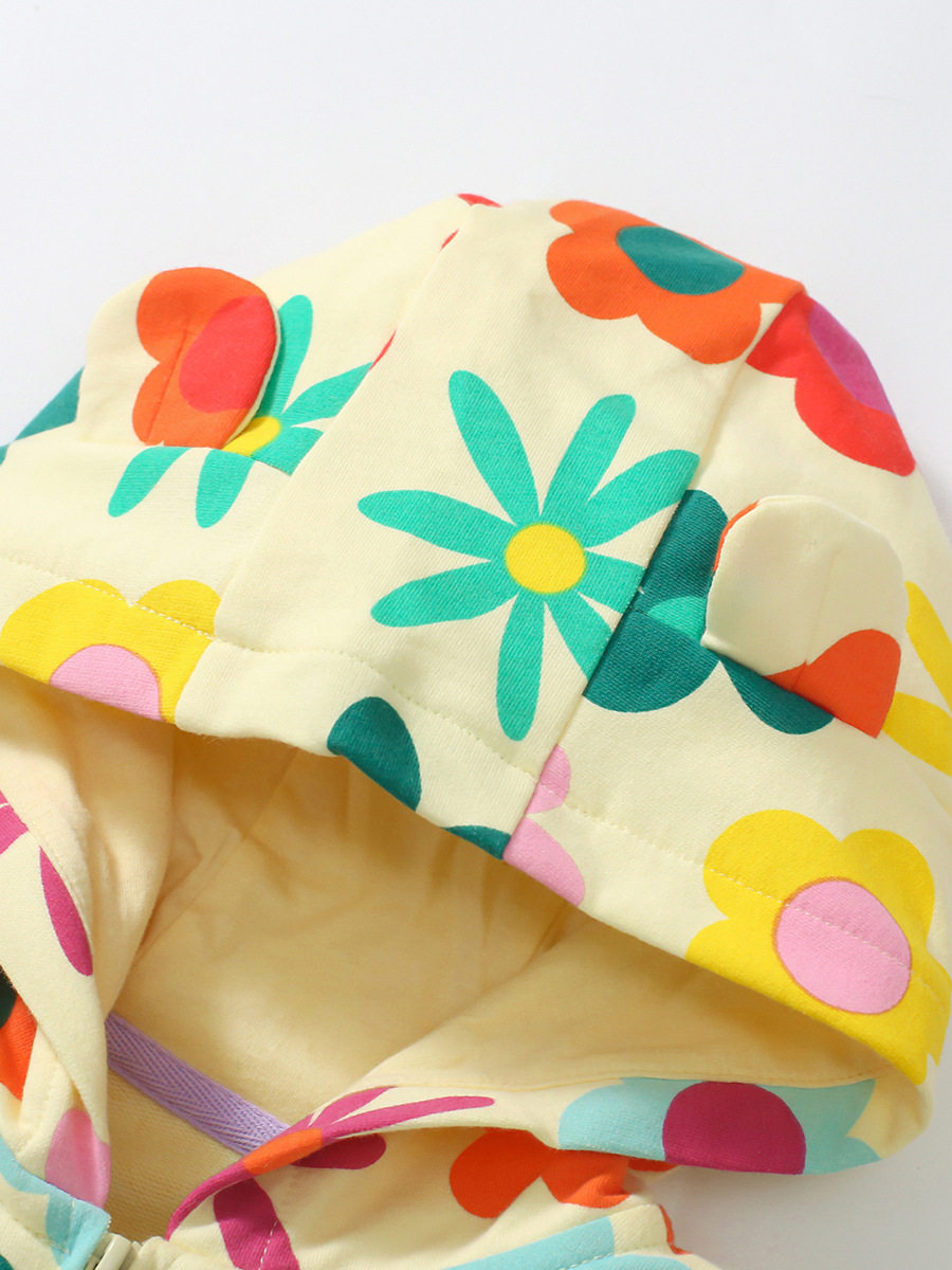 Set Hoodie Anak Perempuan Gaya Musim Gugur, Set Anak Lengan Panjang, Set Anak Perempuan Berhood Lucu