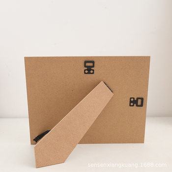 Photo Frame Wholesale 6inch Photo Frame Table Decoration Photo Wall 7inch 8inch A4 Creative Simple Arc Wooden Puzzle Frame