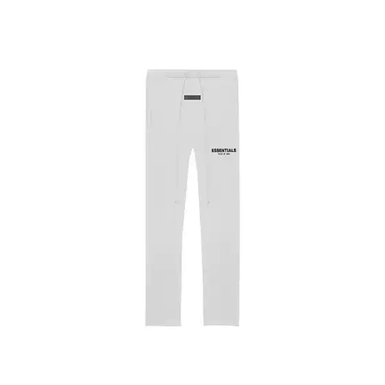 22Ss-Essentials-Small Label Flocked Straight Loose Sweatpants Autumn and Winter Casual Pants