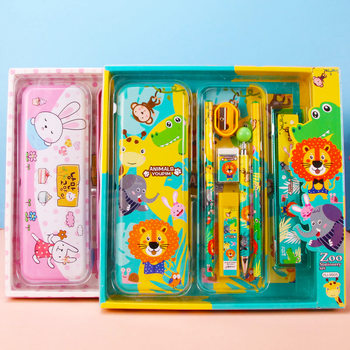 Kindergarten graduation gift Elementary School school stationery children stationery suit birthday gift box suit stationery supplies