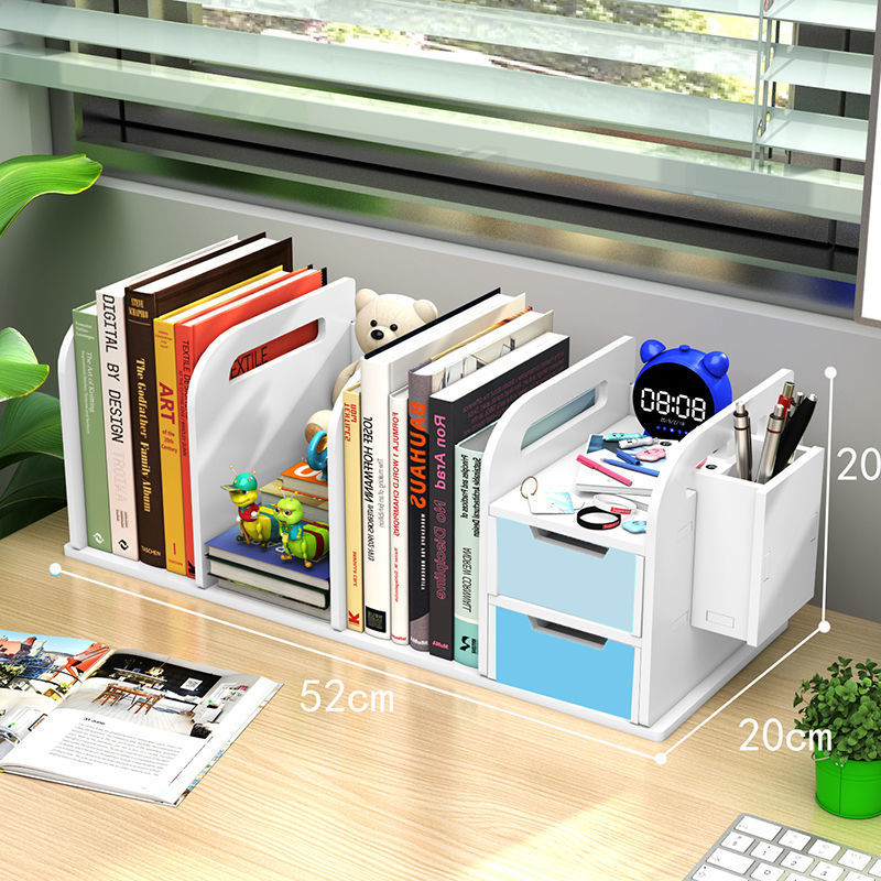 书架书立桌面多层简易学生儿童文件资料整理架办公桌上收纳置物架