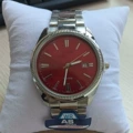 M1302 silver shell red surface