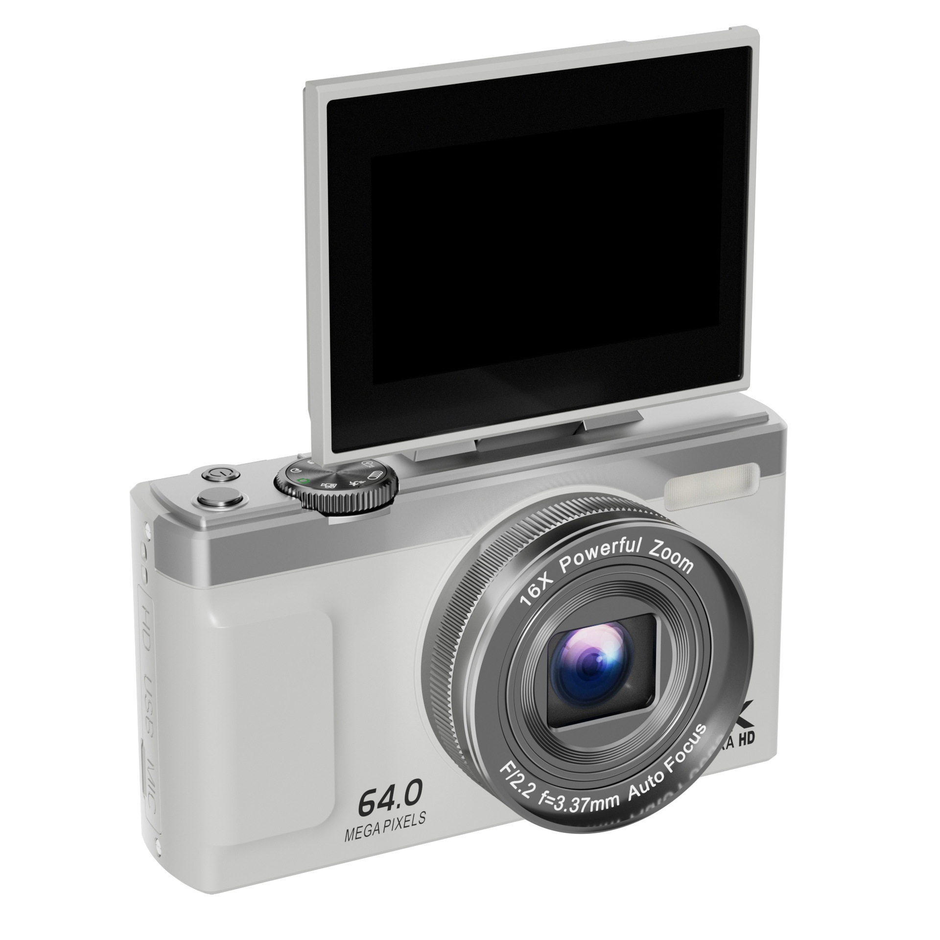 New Mirrorless Digital Camera with Flip Screen for Selfie 4K High-Definition Student Party Travel Portable Upload Mobile Phone Wholesale