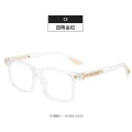 Transparent gold frame