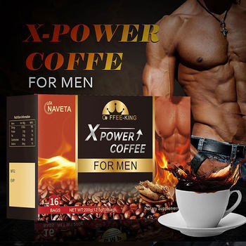 Cross-Border Export Men's Energy Black Coffee Ginseng Oyster Nourishing Instant Black Coffee Energy Coffee