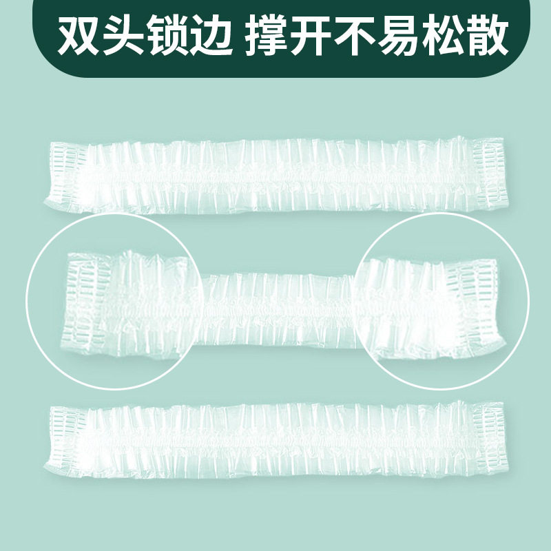 Disposable Cling Film Cover Food Grade Household Refrigerator Anti-Odor Cling Film Pe Thickeneded Leftover Food Preservation Cover