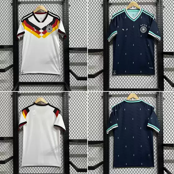 Germany Team Germany World Cup Jersey National Team Football Uniform New Short-Sleeved T-Shirt Cross-Border Dropshipping Customization