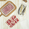 sanada Japan imported thin sliced meat preservation box refrigerator fish meat seafood frozen storage box plastic sealed box