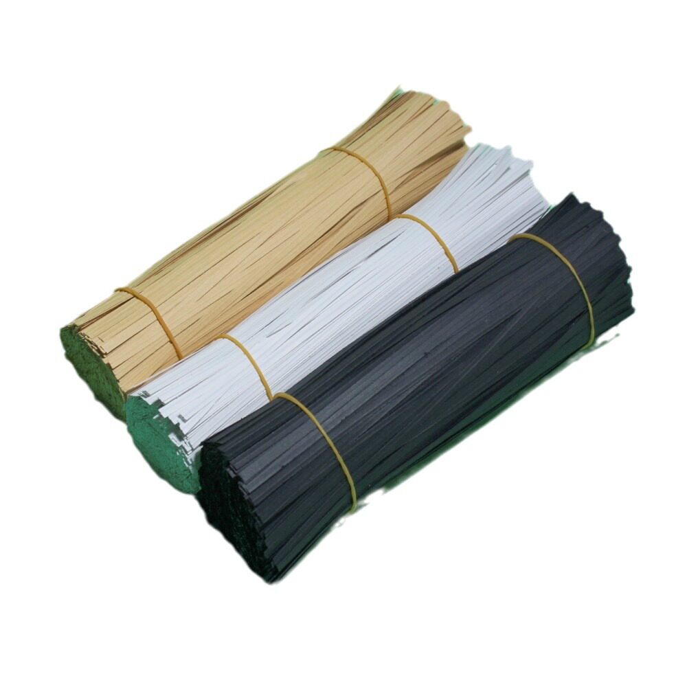 Brown White Black Kraft Paper Tie Brown White Black Whole Box Wholesale Packaging Sealing Kraft Paper Tie