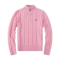 Half-zip pink-black label