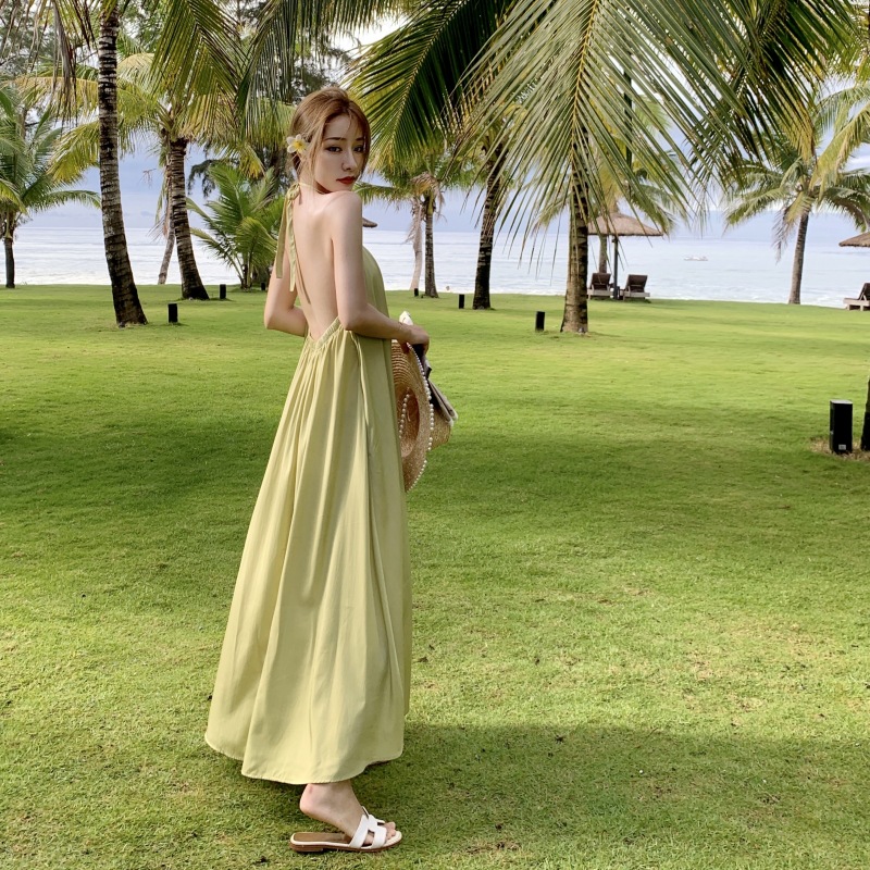 Chỉ Size M Sale Sốc (Mới) Mã G2120 Giá 530K: Váy Đầm Liền Thân Dáng Dài Nữ Gutde Sexy Gợi Cảm Sexy Hàng Mùa Hè Thời Trang Nữ Đồ Đi Biển Váy Maxi Chất Liệu G01 Sản Phẩm Mới, (Miễn Phí Vận Chuyển Toàn Quốc).
