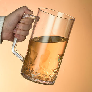 Acrylic draft beer cup with plastic cup draft beer craft beer cup trembles large capacity cup large gear