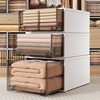 Drawer-Type Storage Box Home Bedroom Wardrobe Storage Box Plastic Organizing Box Clothes and Pants Storage Cabinet Customization