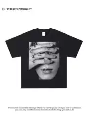 Jungkook American Retro Loose Cotton Breathable Long and Short Sleeve Concert Top Trendyy Heavyweight Hooded Sweatshirt