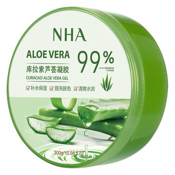 High-Purity Curacao Natural Aloe Vera Gel Hospital-Sized Large Bottle After-Sun Repair Soothing Hydrating Aloe Vera Gel Moisturizing Cream