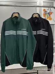 Foreign trade wholesale men's spring and autumn coat stand collar loose woven windproof sports leisure jacket 02420195