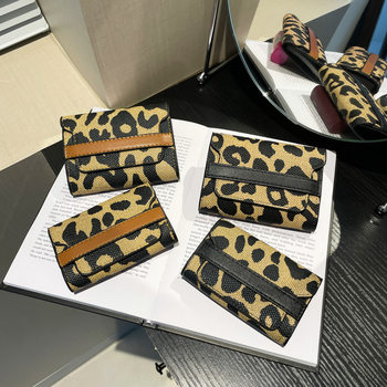 Wallet for Women 2025 New Leopard Print Light Luxury High-End Internet Celebrity Coin Purse 70% off Stack Light Luxury Multi-Card Slot Long Wallet