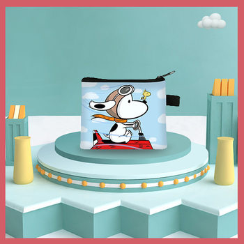 Cross-Border New Snoopy Coin Purse for Men and Women, Cute and Good-Looking Card Holder, Korean Version, Large Capacity Storage Bag Wholesale