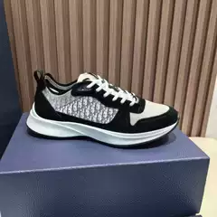 Guangzhou D Brand Men's Shoes 2026 New Model Genuine Leather Mesh Breathable Fashion Men's Shoes Lace-Up Round-Toe Comfortable Sneakers