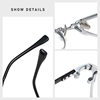 New men's business eyebrow frame fashion retro large frame glasses frame can be equipped with myopia glasses frame 20363