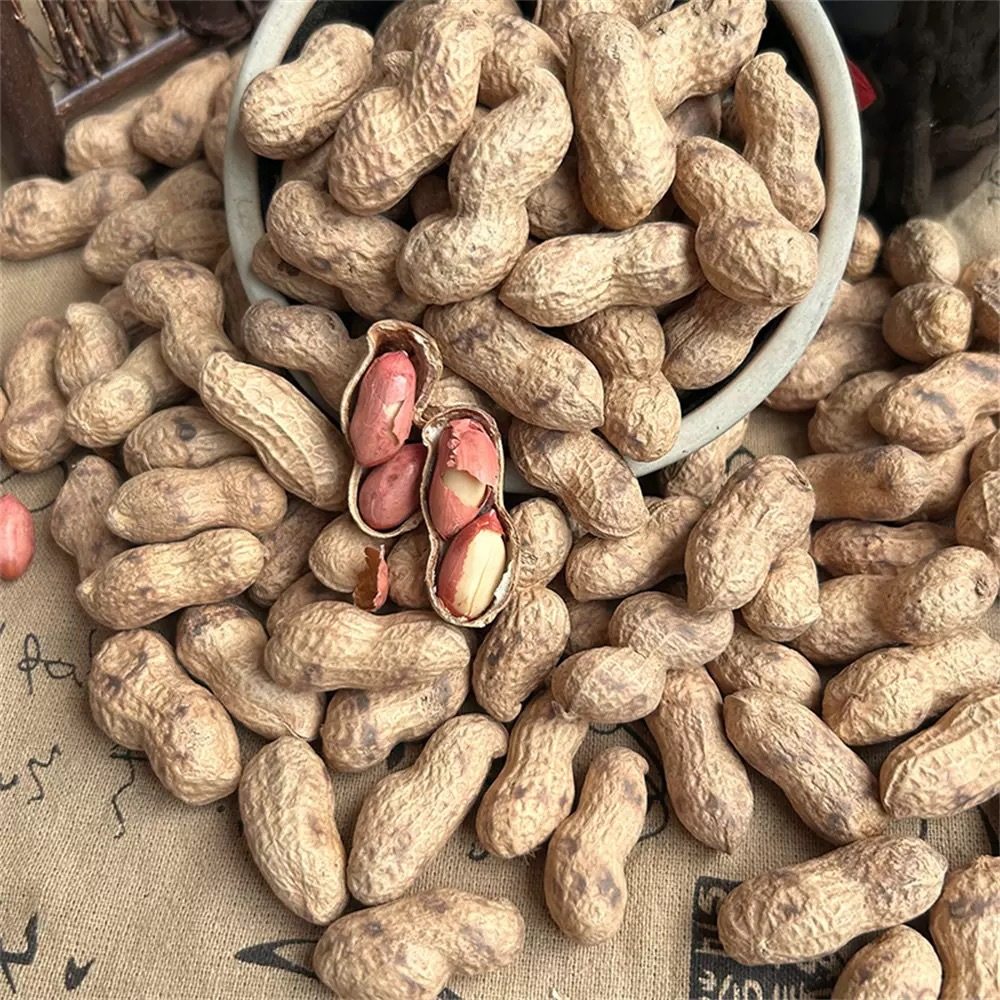 Original Farm-Style Iron Pan Roasted Peanuts, Firewood Roasted Peanuts, Roasted Nuts Snacks