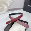 3.0cm wide wine red with black silver buckle