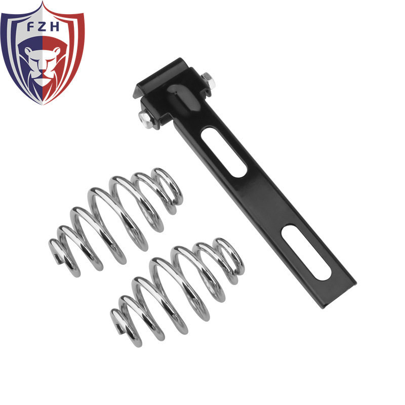 シルバー長円スプリング + ブラックブラケット