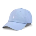 Sky blue white label