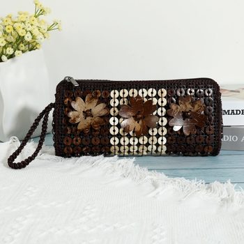 Women's Bag Coin Shell Bag Coin Purse Characteristic Ethnic Style Coin Shell Bag Handmade Woven Crossbody Bag Women's Bag