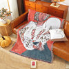 Cross-Border Foreign Trade Independent Station Amazon Jacquard Decorative Tapestry Cotton Blanket Office Sofa Cover Blanket Factory Ready Stock