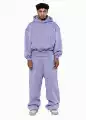 Light purple sweatshirt suit