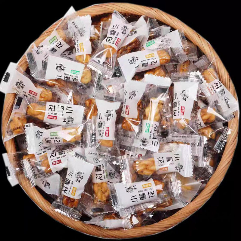 Qiaoyang Village Small Twists Individually Packaged Internet Celebrity Snacks Honey Brown Sugar Spicy Chives Twists Bulk Whole Box Wholesale