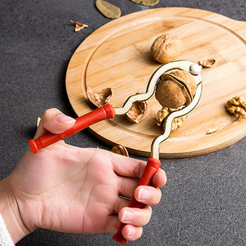 Walnut Clamp Household Walnut Peeling Tool Mountain Clamp Shelling Artifact Open Nut Hazelnut Clamping Pine Nut Pliers Kitchen