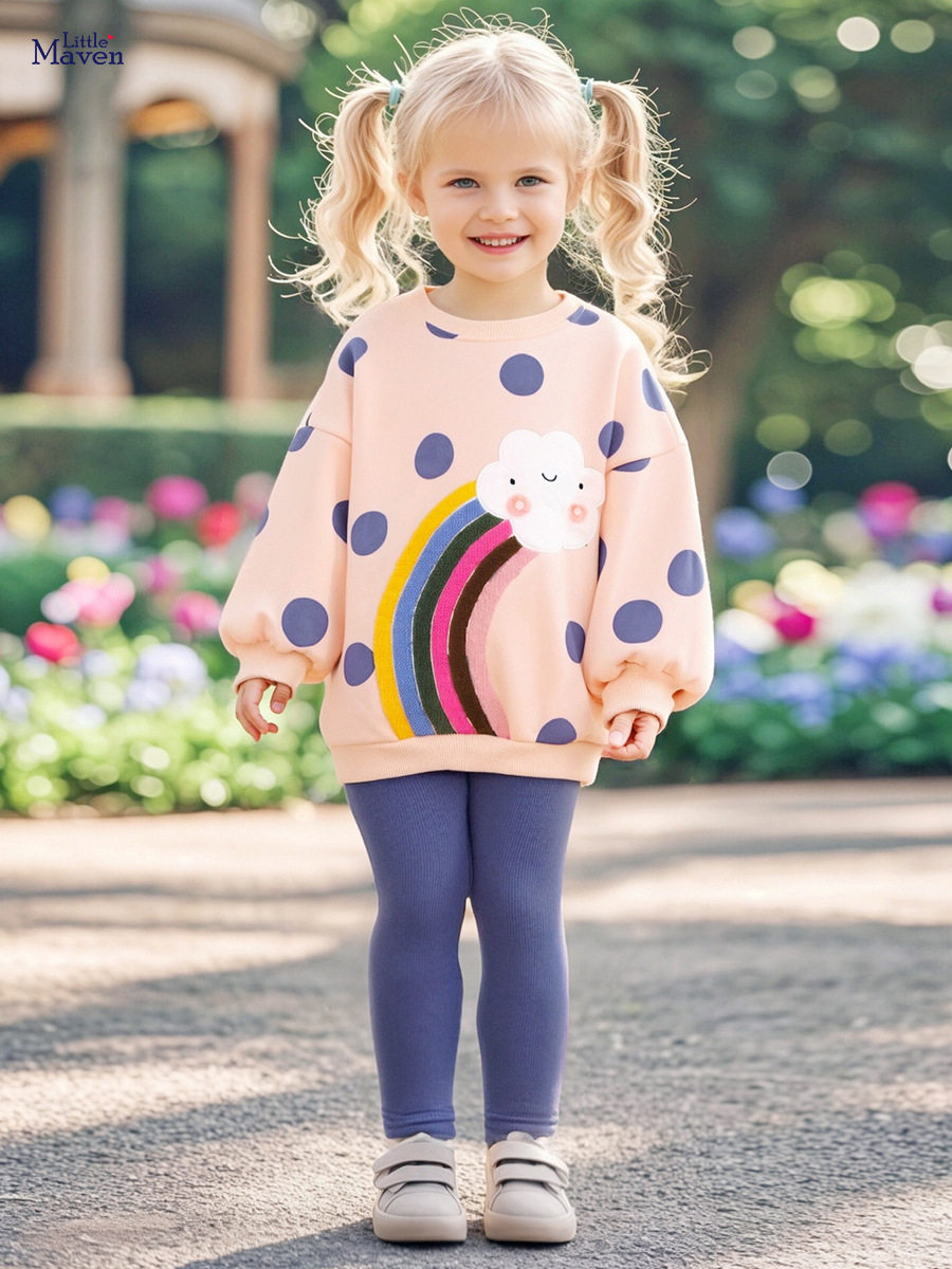 Grosir set anak perempuan eksklusif, pakaian anak baru musim gugur untuk balita dan anak kecil, set anak lucu berlapis bulu