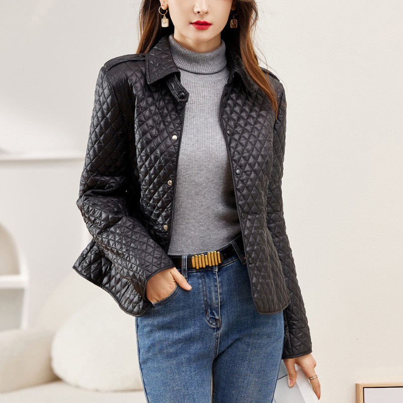 (Mới) Mã G1956 Giá 1730K: Áo Khoác Nữ Hadio Áo Khoác Bông Kẻ Caro Hàng Mùa Xuân Thu Đông Kẻ Caro Kín Cổ Thời Trang Nữ Chất Liệu Vải Bông G05 Sản Phẩm Mới, (Miễn Phí Vận Chuyển Toàn Quốc).