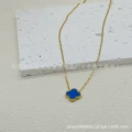 Blue double-sided mother-of-pearl